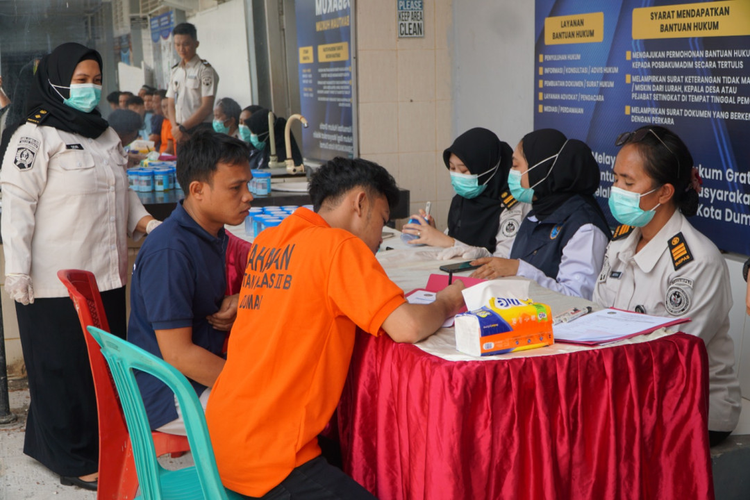 Rutan Dumai Libatkan APH Gelar Razia dan Tes Urine, Wujudkan Lingkungan Bersih Narkoba