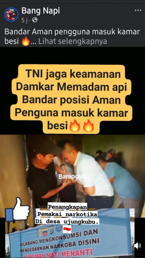 Penangkapan Pemakai Narkoba di Batu Bara Tuai Sorotan Warganet, Diduga Bandar Masih Bebas