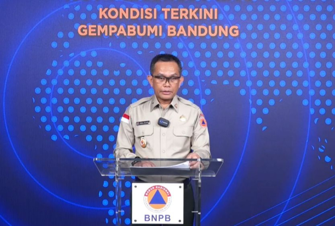 BNPB Tetapkan Status Tanggap Darurat Gempa Kabupaten Bandung Hingga 30 September
