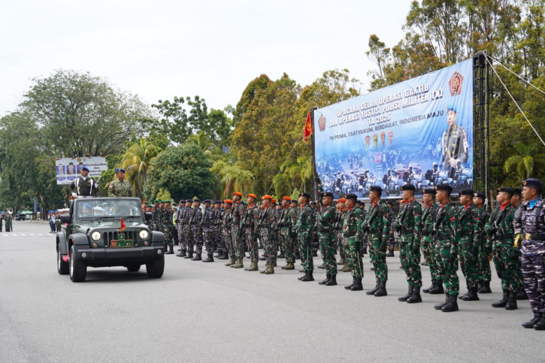 Kodam XII/Tanjungpura Luncurkan Operasi Gaktib dan Yustisi 2026