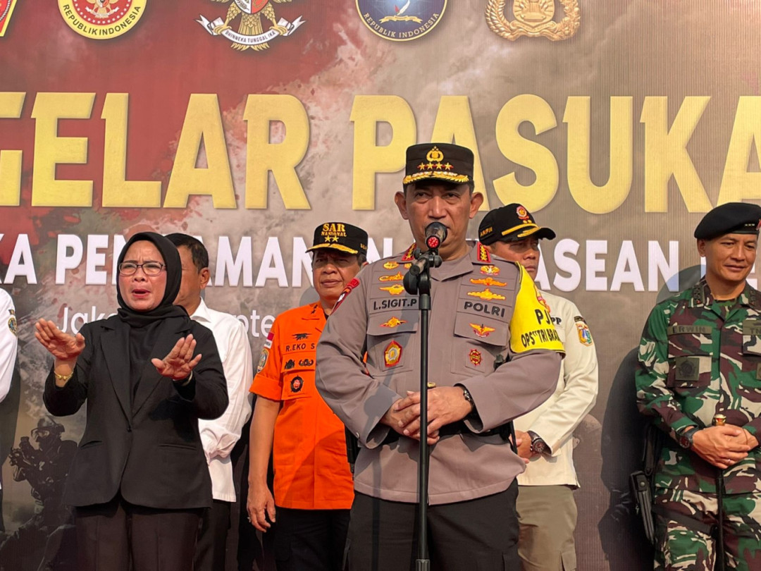 Kapolri Berpesan Agar Jajaran Pengamanan KTT ASEAN Bersikap Humanis