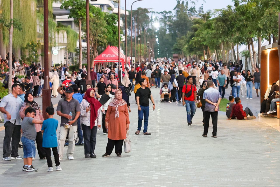 352 Ribu Wisatawan Padati Kawasan IKN Selama Libur Lebaran
