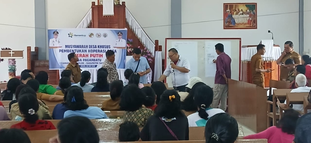 Desa Pagarbatu Bentuk Koperasi Merah Putih