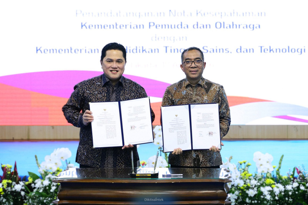 Kemdiktisaintek dan Kemenpora Perkuat Ekosistem Olahraga Berbasis Kampus