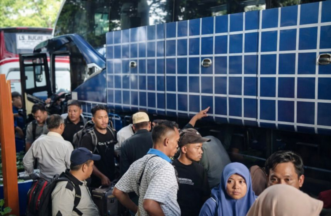 Penumpang Terminal Guntur Malati Capai 8.431 Orang