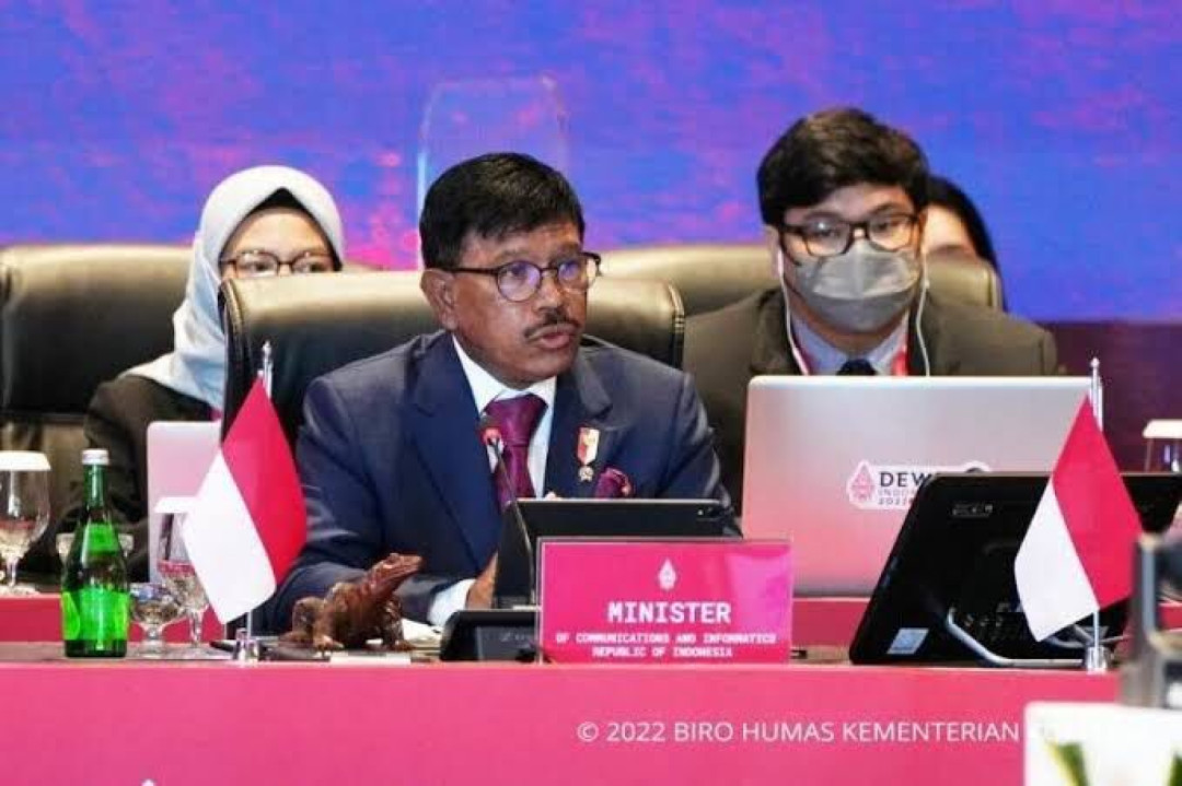 Menkominfo Johnny G Plate Pastikan Pusat Media di KTT G20 Telah Siap Digunakan