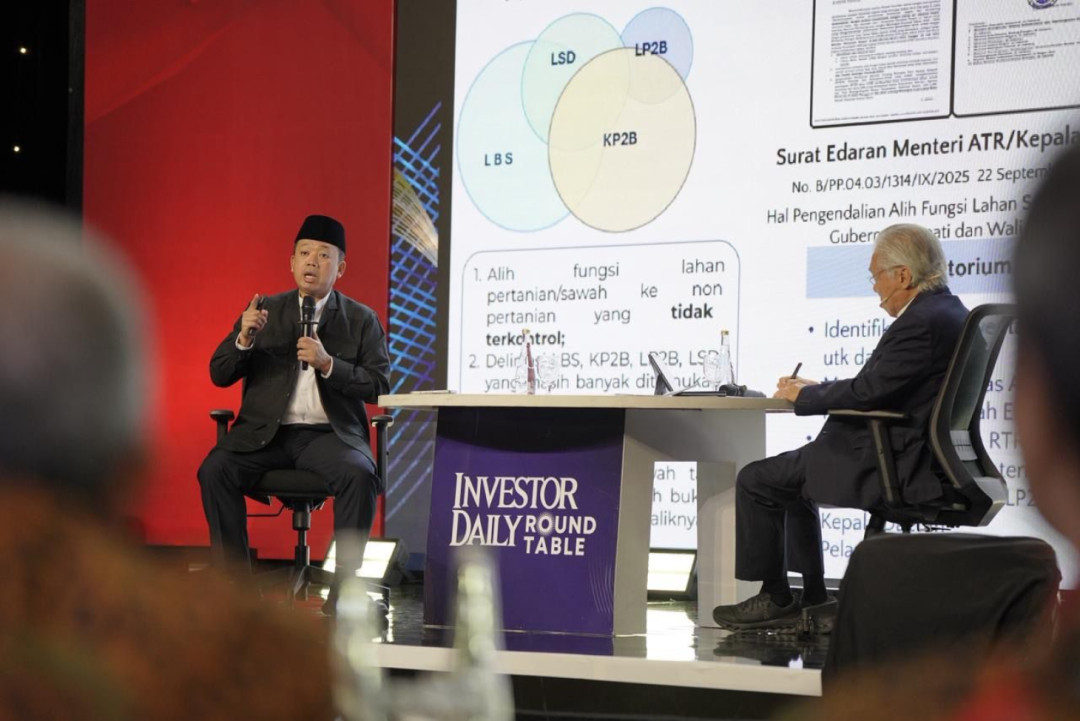 Menteri ATR/BPN Sinkronkan Data Lahan, Jaga Pangan dan Dorong Investasi