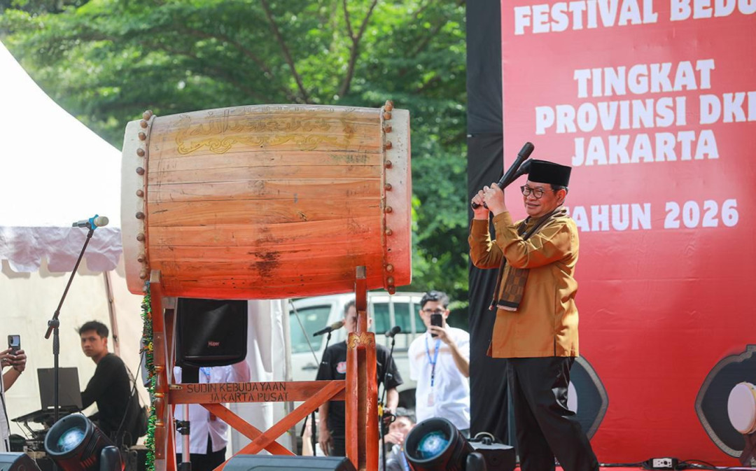 Pramono Anung Buka Festival Tabuh Bedug Ramadan 2026 di TIM