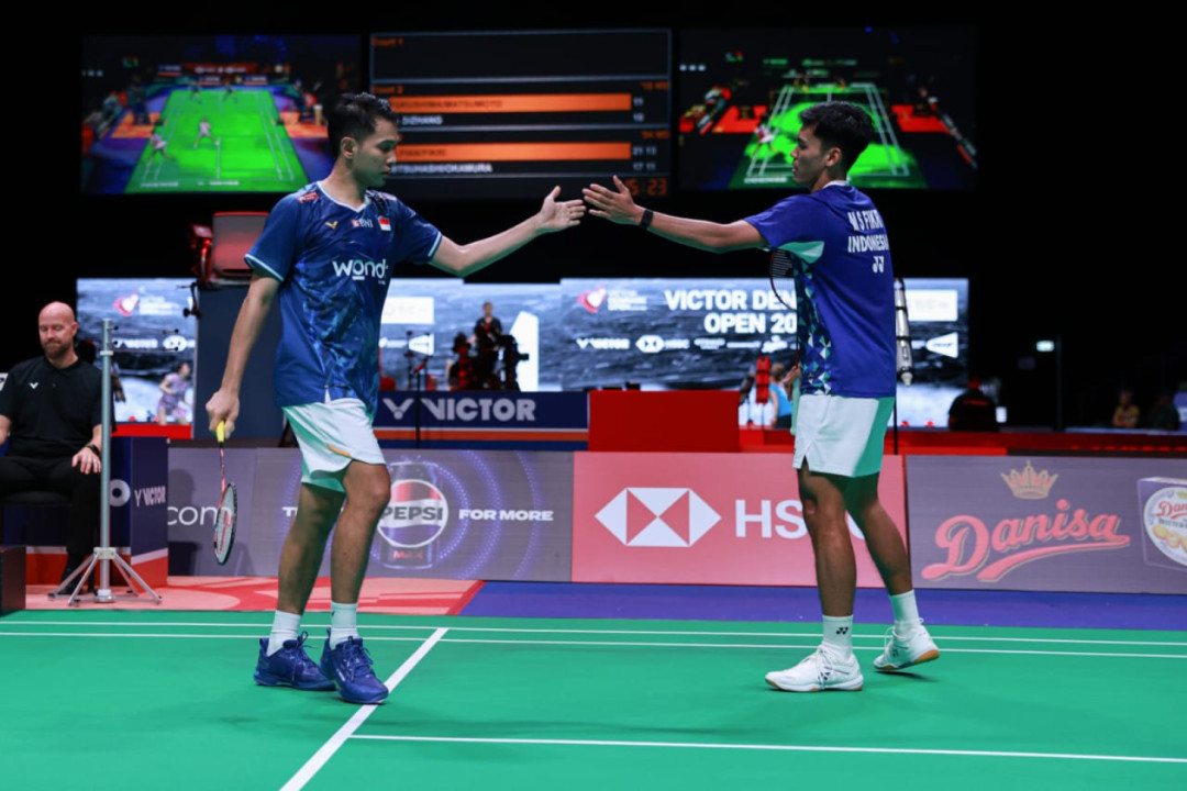 Denmark Open 2025: Cepat Adaptasi, Fajar/Fikri Melaju ke Babak 16 Besar