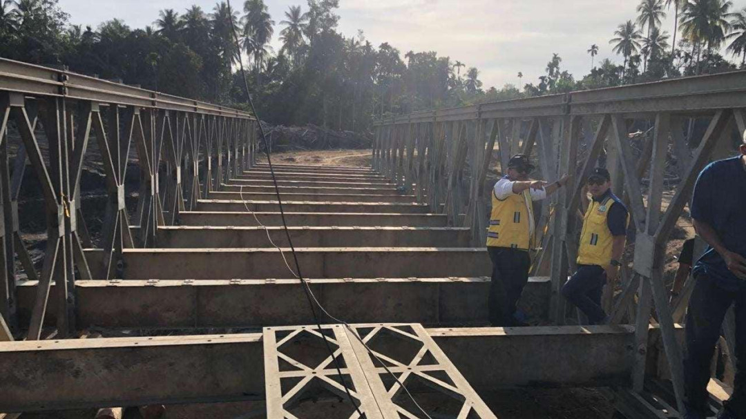 BNPB: Pembangunan Empat Jembatan Prioritas di Aceh Capai Progres Signifikan