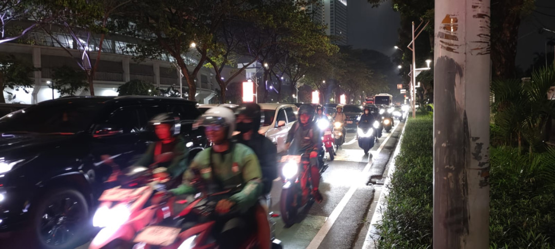 Lalin Gatot Subroto Menuju Senayan dan Blok M Macet Parah, Polisi Ungkap Penyebabnya