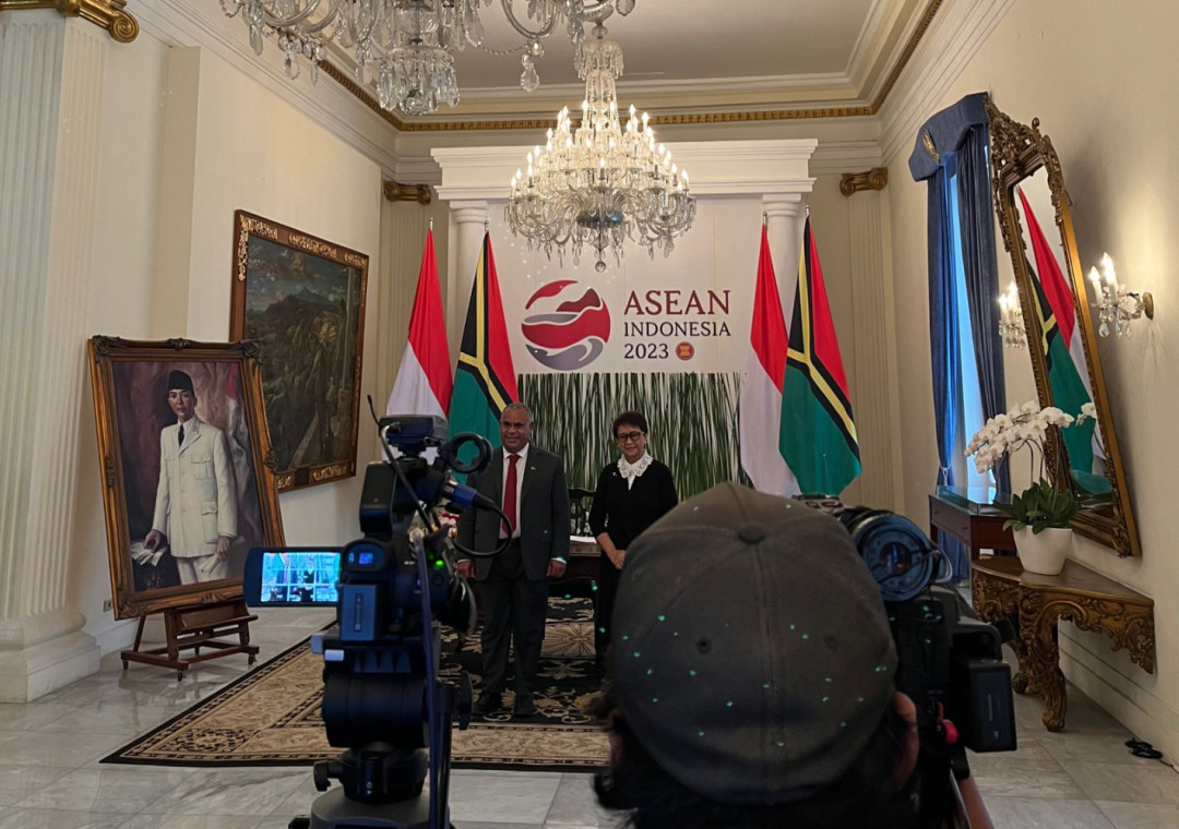 Usai Kunjungan Menlu Vanuatu, Menlu Retno Sambut Baik Rencana Pembukaan Kantor Kedutaan di Indonesia