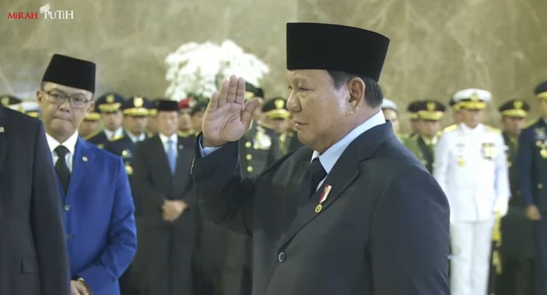 Presiden Prabowo Beri Penghormatan Terakhir untuk 3 Prajurit TNI Gugur di Lebanon