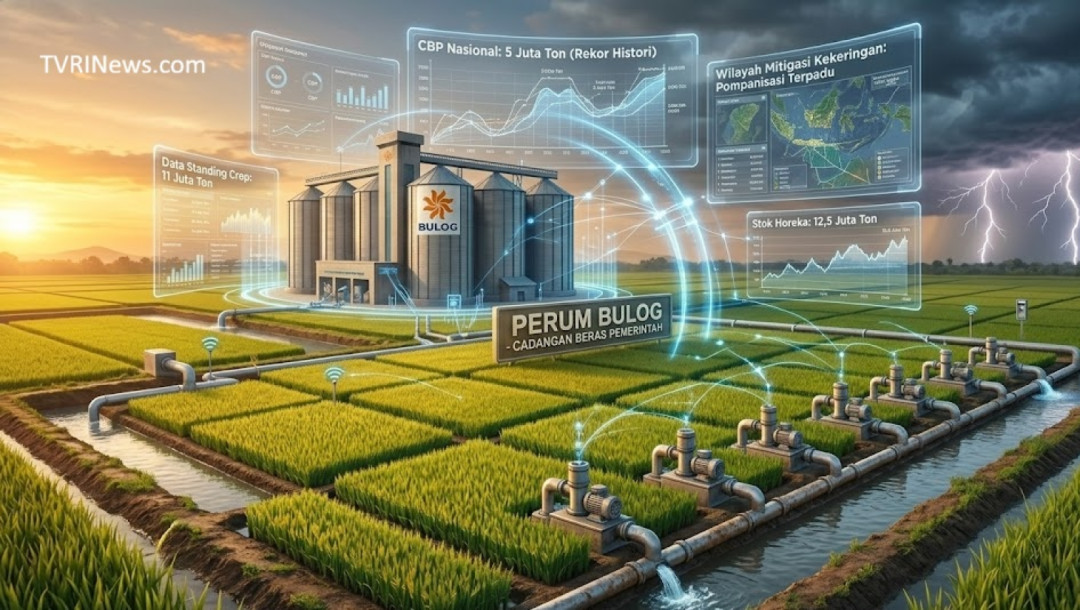 Stok Beras RI Tembus Rekor 5 Juta Ton