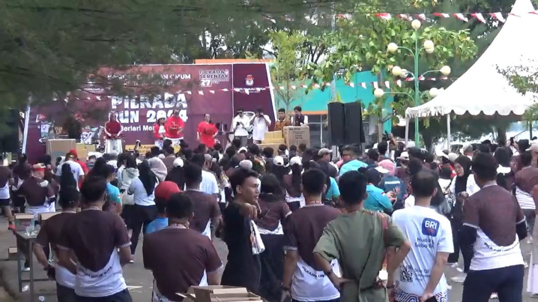 Pilkada Run KPU Ajak Masyarakat Berlari Menuju TPS 27 November 2024