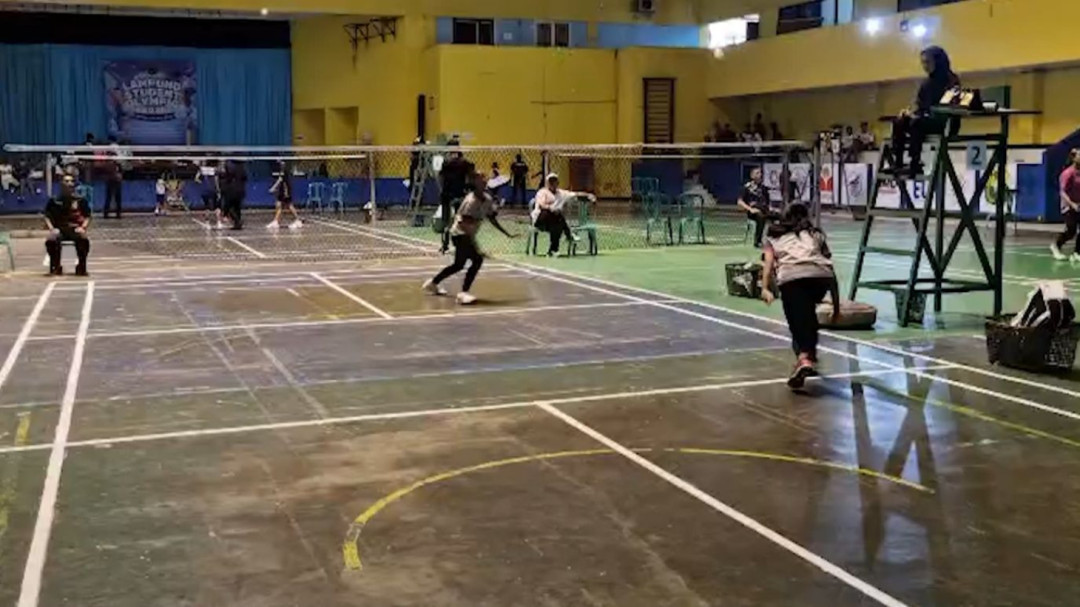 Ratusan Pebulutangkis Muda Ramaikan Lampung Student Olympic 2025