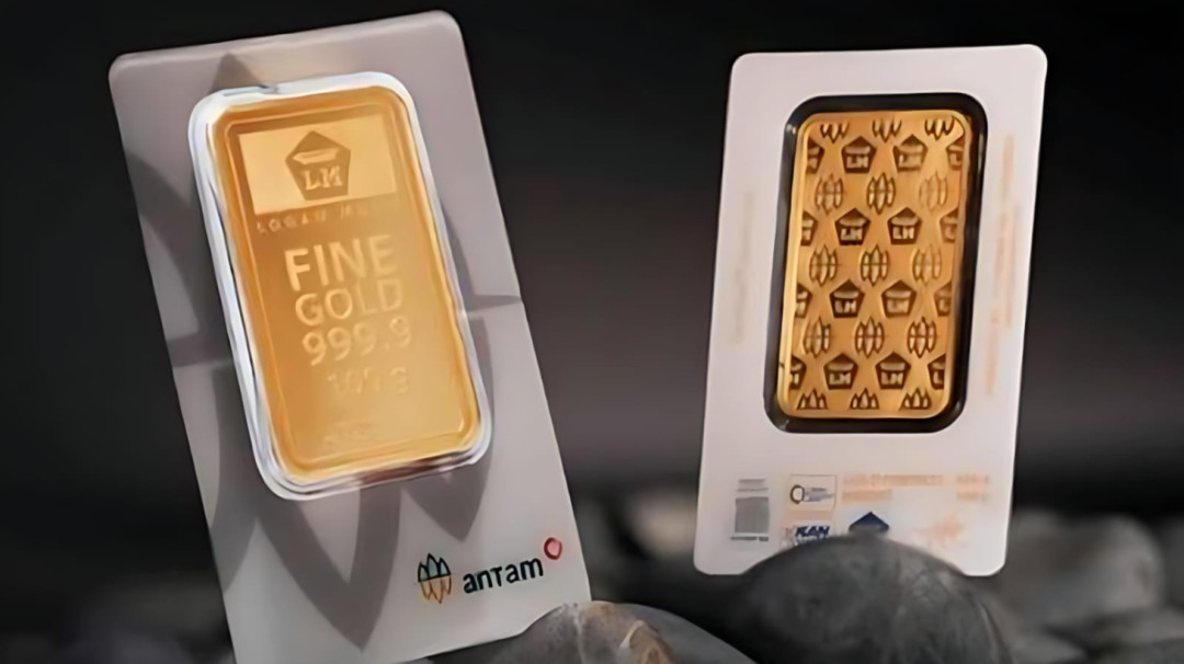 Harga Emas Antam Kembali Turun Jadi Rp2.769 Juta per Gram