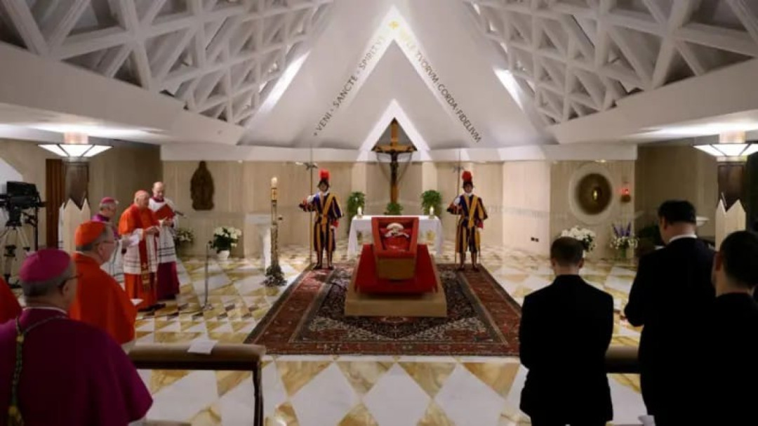 Jenazah Paus Fransiskus Disemayamkan di Basilika Santo Petrus mulai Besok