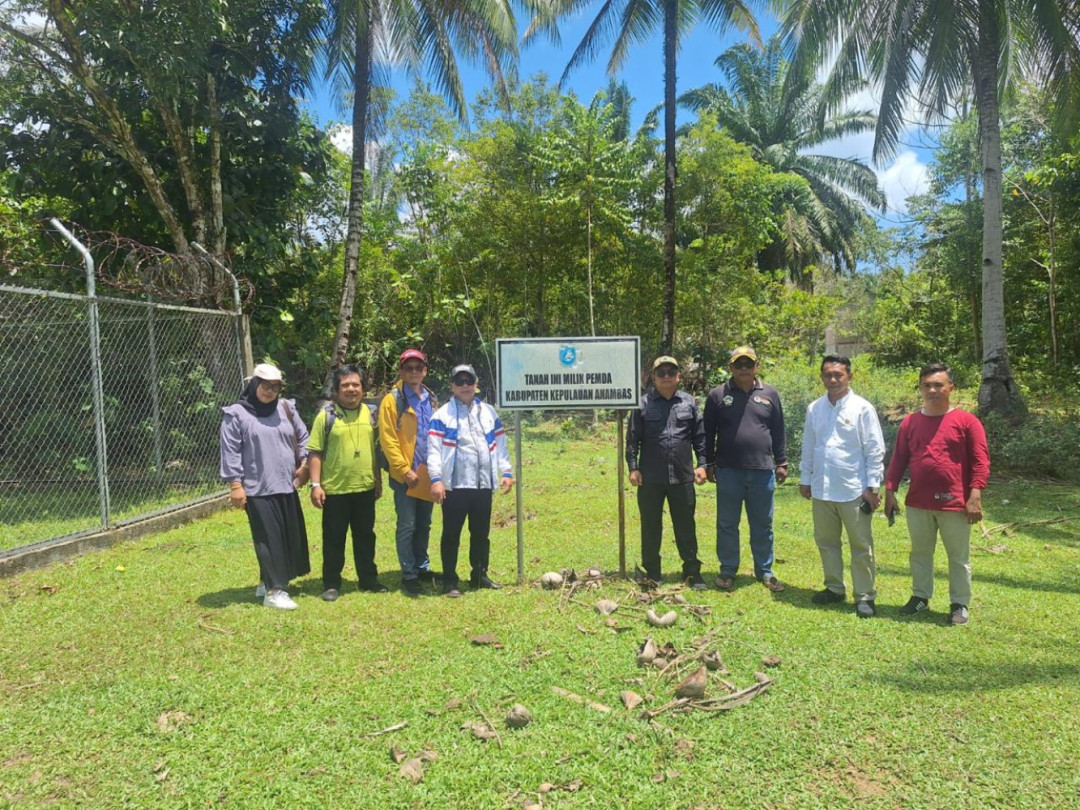 Dorong Kemandirian Pangan, DPRD Anambas Tinjau Lahan untuk Pembangunan Kompleks Bulog