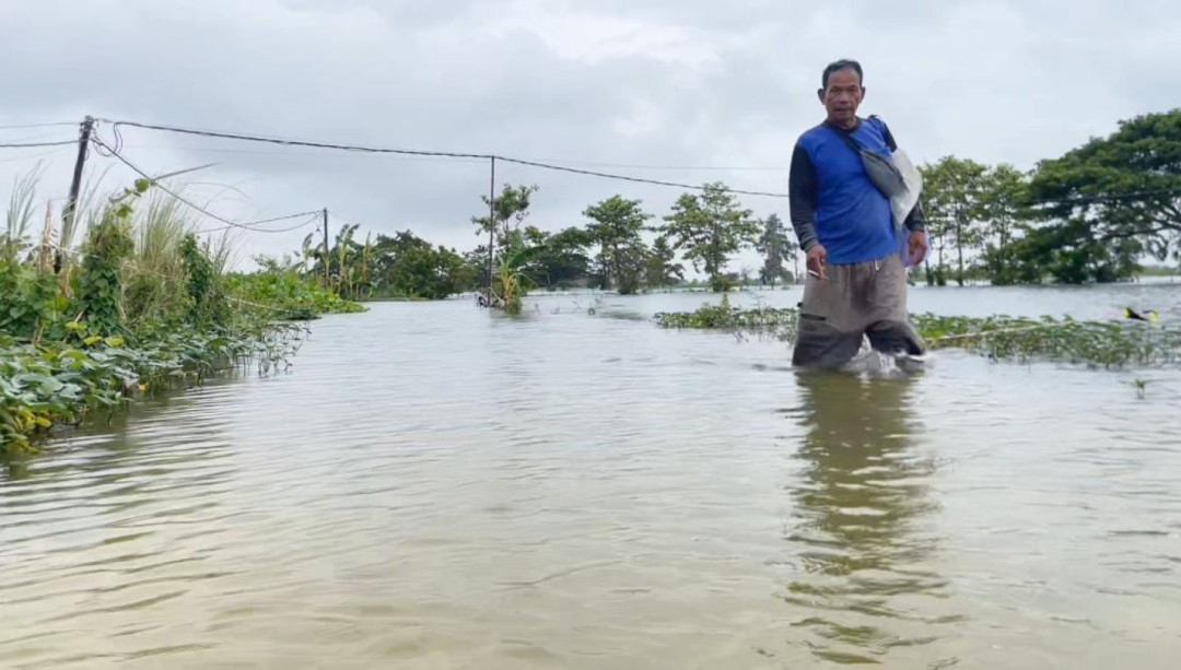 Warga Terdampak Banjir Bengawan Jero Keluhkan Mahal Harga Bahan Pokok