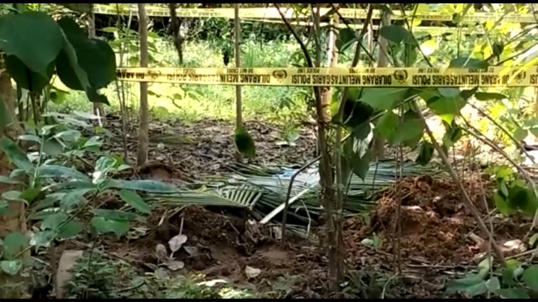 Polres Muna Bongkar Makam Bayi Diduga Hasil Hubungan Gelap