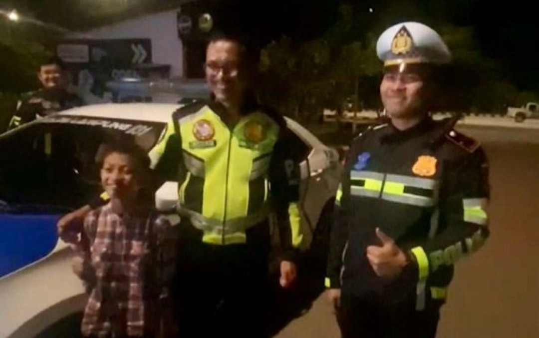 Ketiduran, Seorang Anak Pemudik Tertinggal di Rest Area Tol Lampung