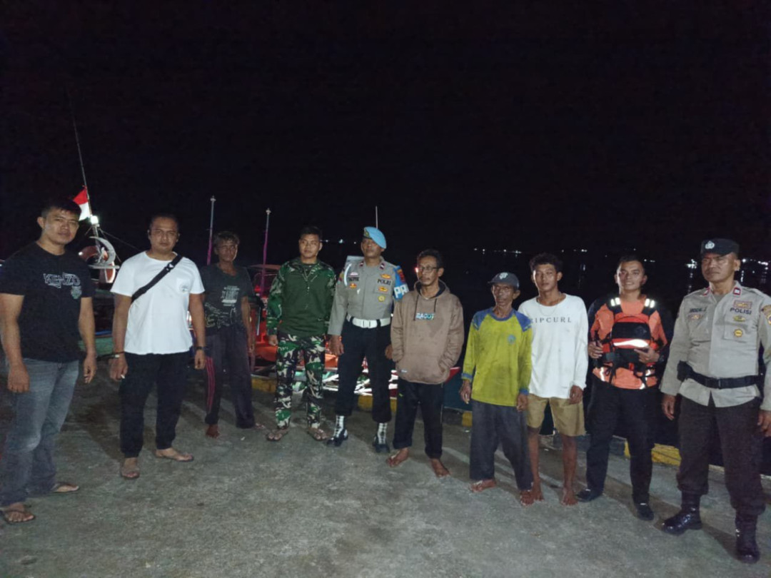 Sempat Hilang Dua Hari, 4 Nelayan Mentawai Ditemukan Selamat