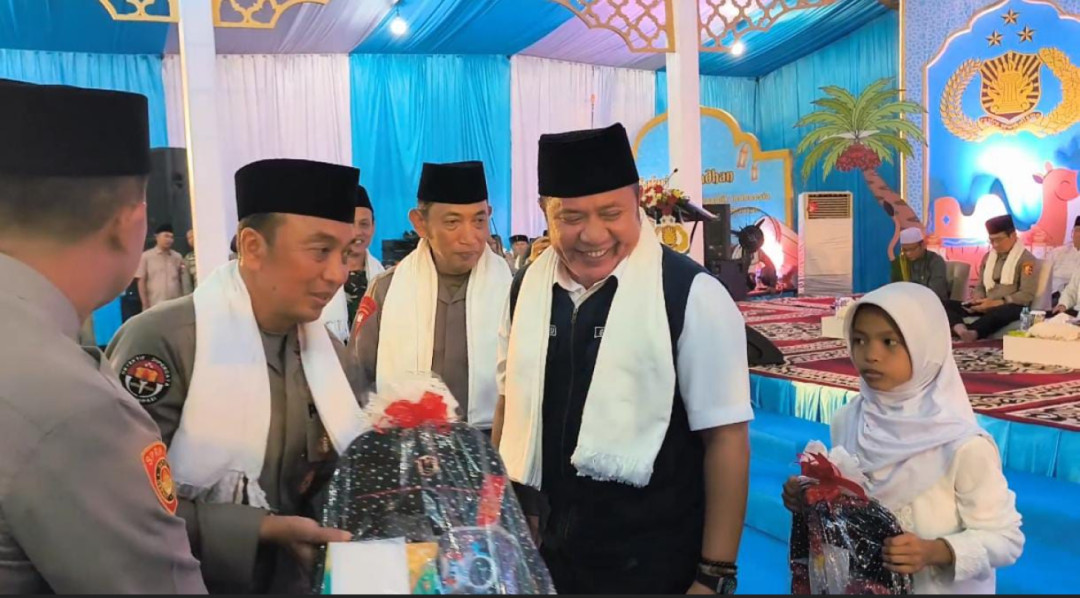 Kapolri Laksanakan Safari Ramadan di Mapolda Sumsel