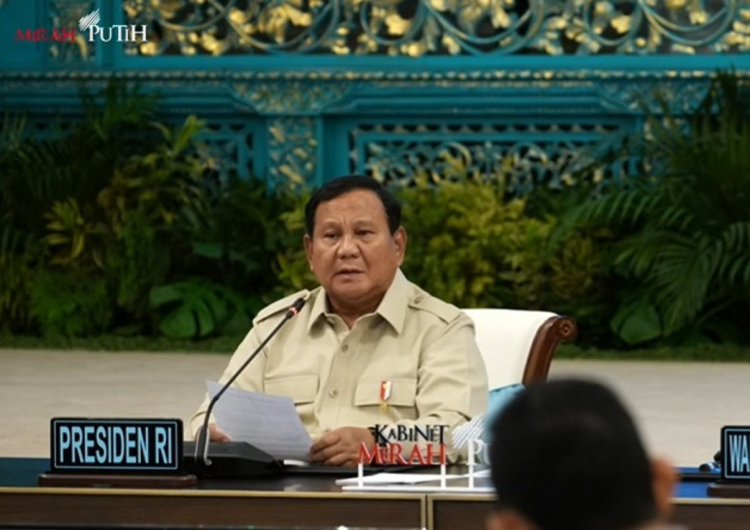 Presiden Prabowo Pimpin Rapat Kepala Daerah se-Papua Bahas Percepatan Pembangunan