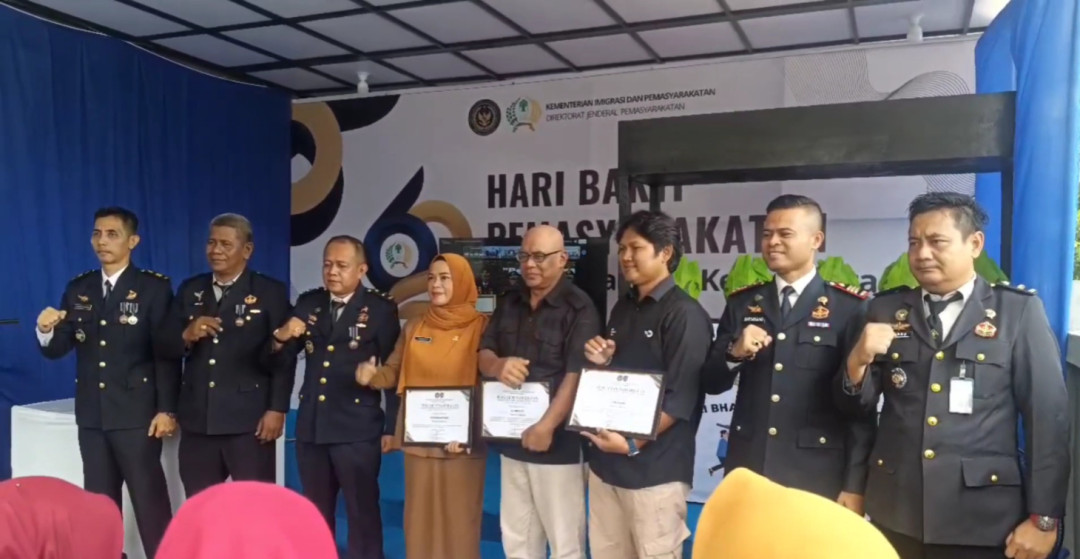 Lapas Dabo Singkep Berikan  Bantuan Modal Usaha untuk Eks Warga Binaan