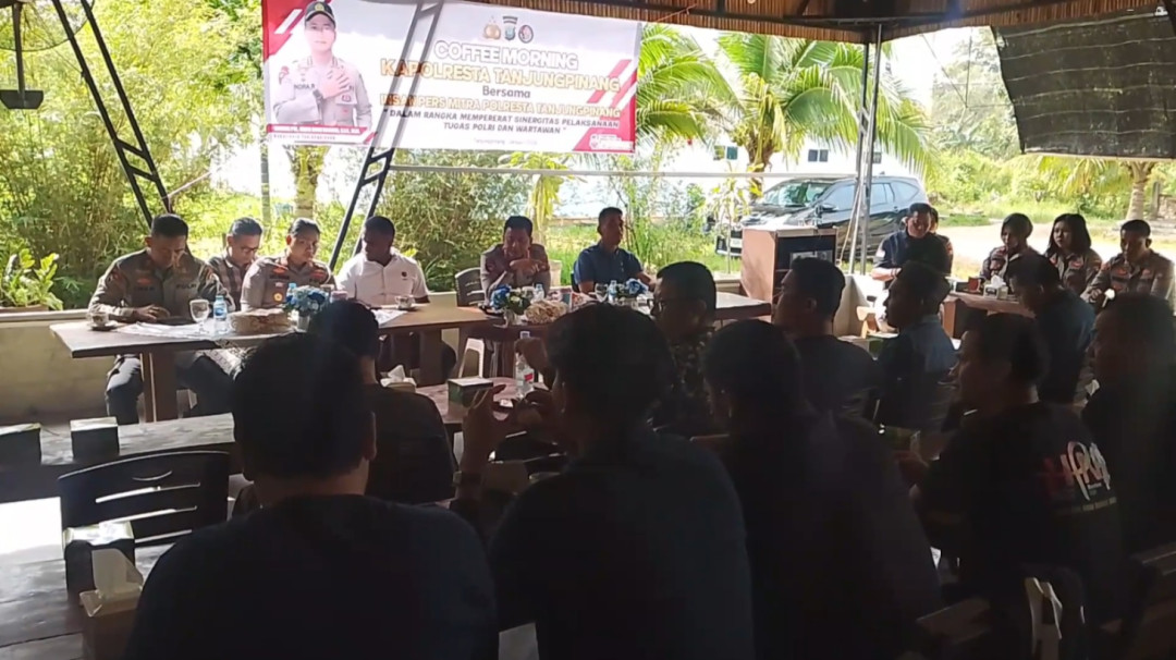 Polresta Tanjungpinang Gelar Coffee Morning Bersama Insan Jurnalis