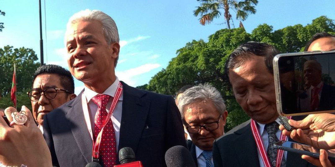 Jelang Sidang Putusan Sengketa Pilpres 2024, Ganjar-Mahfud Tiba di MK