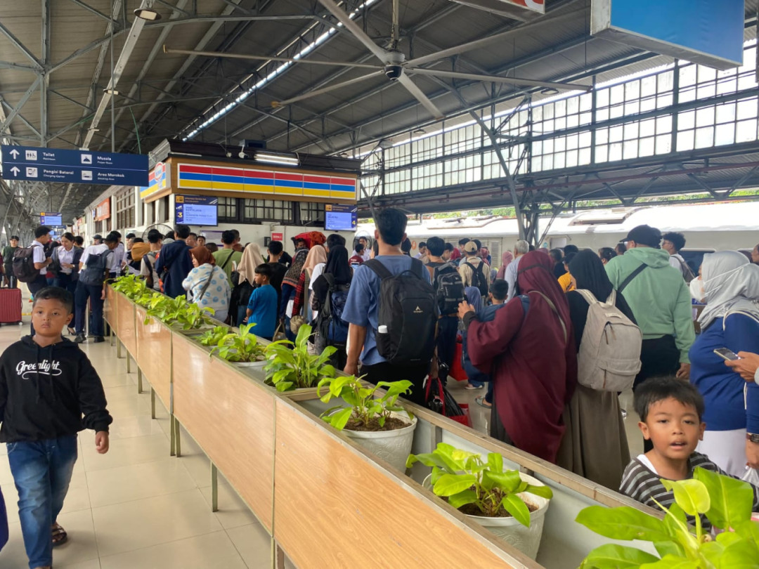 KAI Daop 1: Kedatangan Penumpang di Jakarta Masih Tinggi