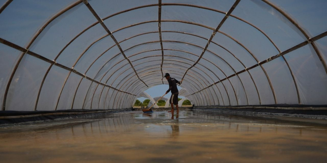 KKP Fasilitasi Tambak Garam Rakyat Teknologi Tunnel-SWRO Hadapi Tantangan Cuaca