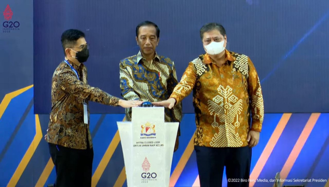 Luncurkan Gerakan Kemitraan Inklusif Untuk UMKM, Presiden Berharap Berbagai Pihak Kompak