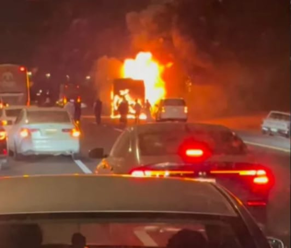 Bus Jemaah Umrah Terbakar Menuju Madinah