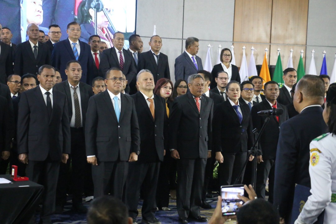 Dilantik Jadi Ketum KONI NTT, Gubernur Melki Siap Sukseskan PON XXII 2028