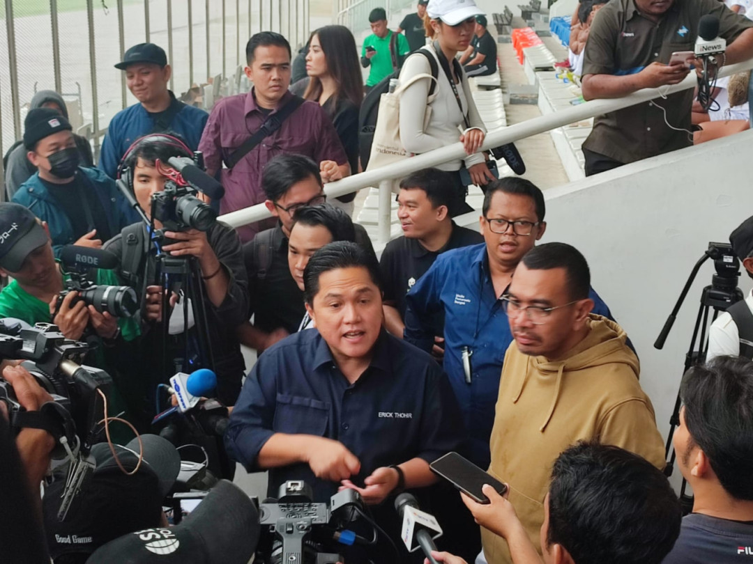Erick Thohir Bagi Tugas Shin Tae-yong dan Indra Sjafri 