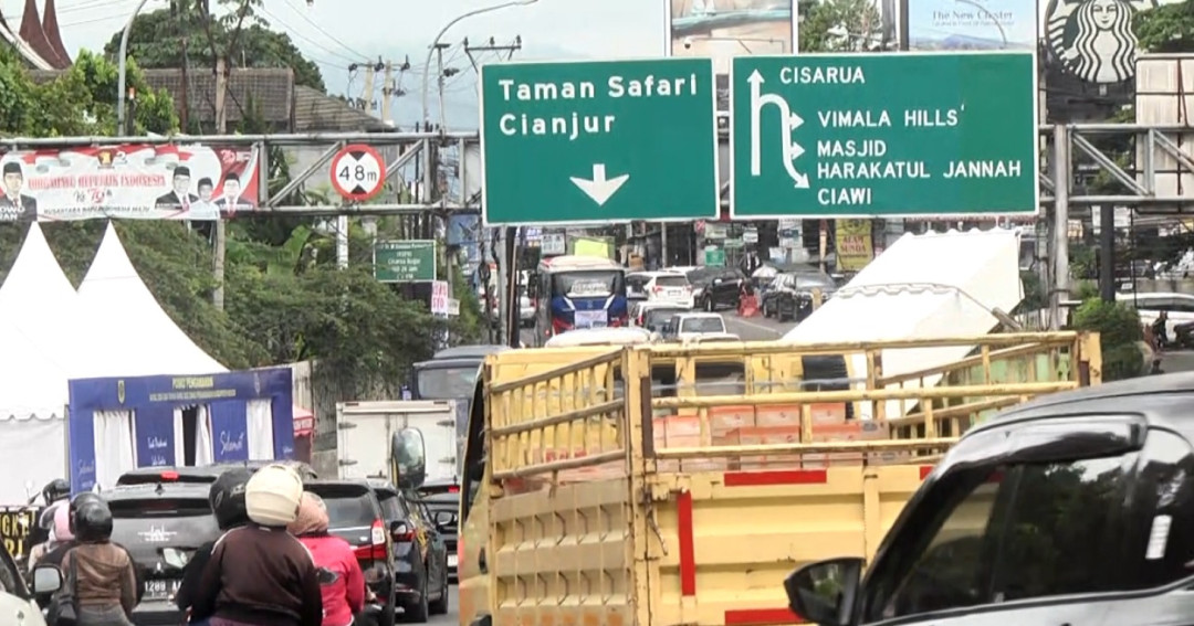 Puncak Arus Lalu Lintas Libur Natal di Puncak, Bogor Diprediksi Terjadi 25 Desember