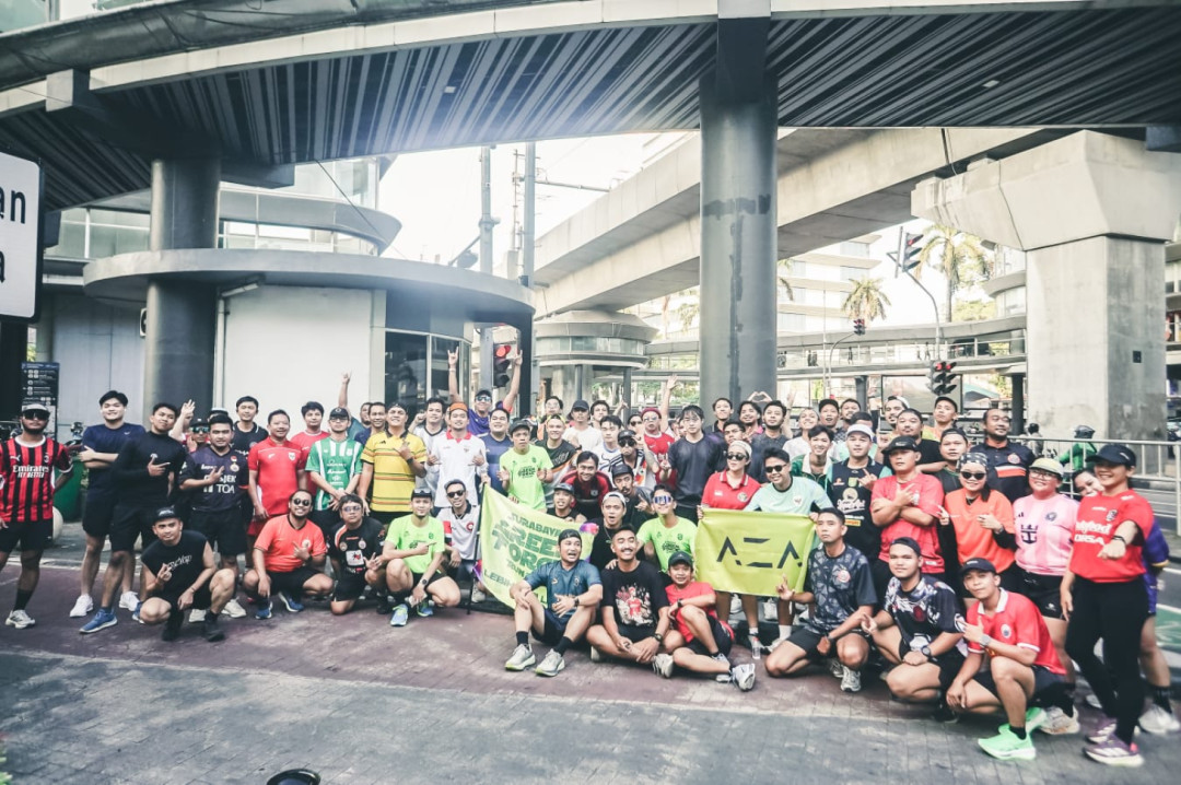 Persebaya Gaungkan Perdamaian Suporter Lewat “Jersey Run”