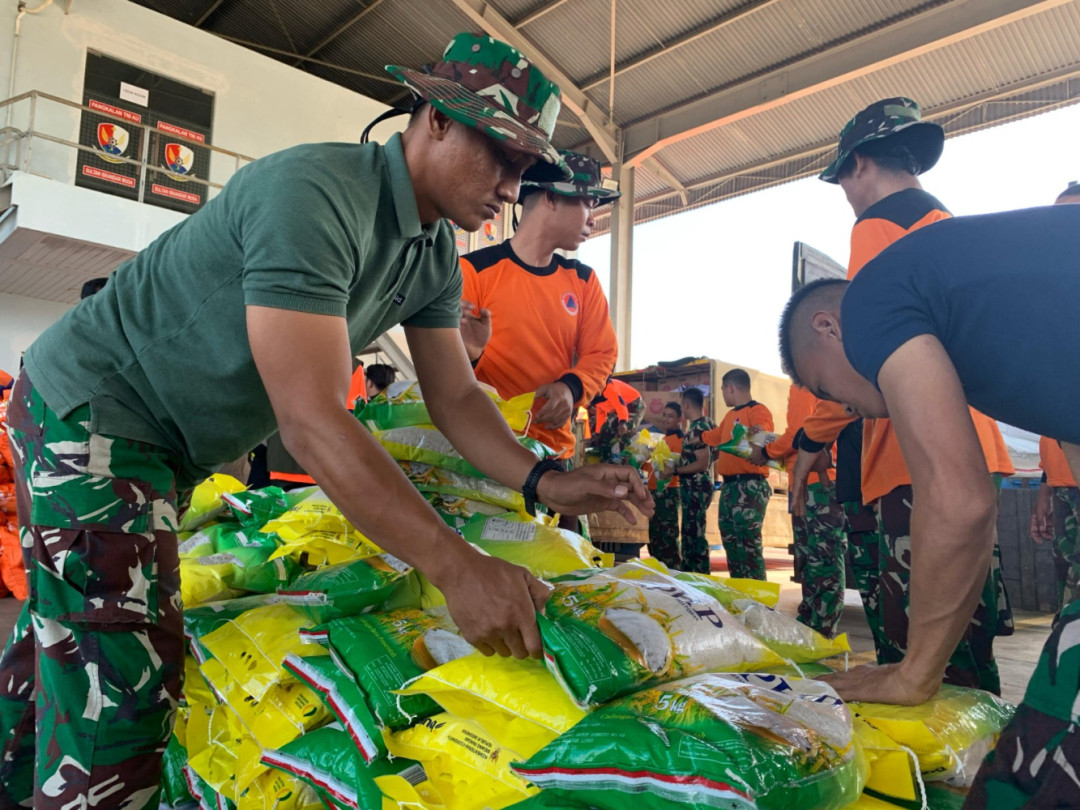 Pos Pendamping Nasional Aceh Terima Bantuan 7 Ton Beras untuk Korban Banjir