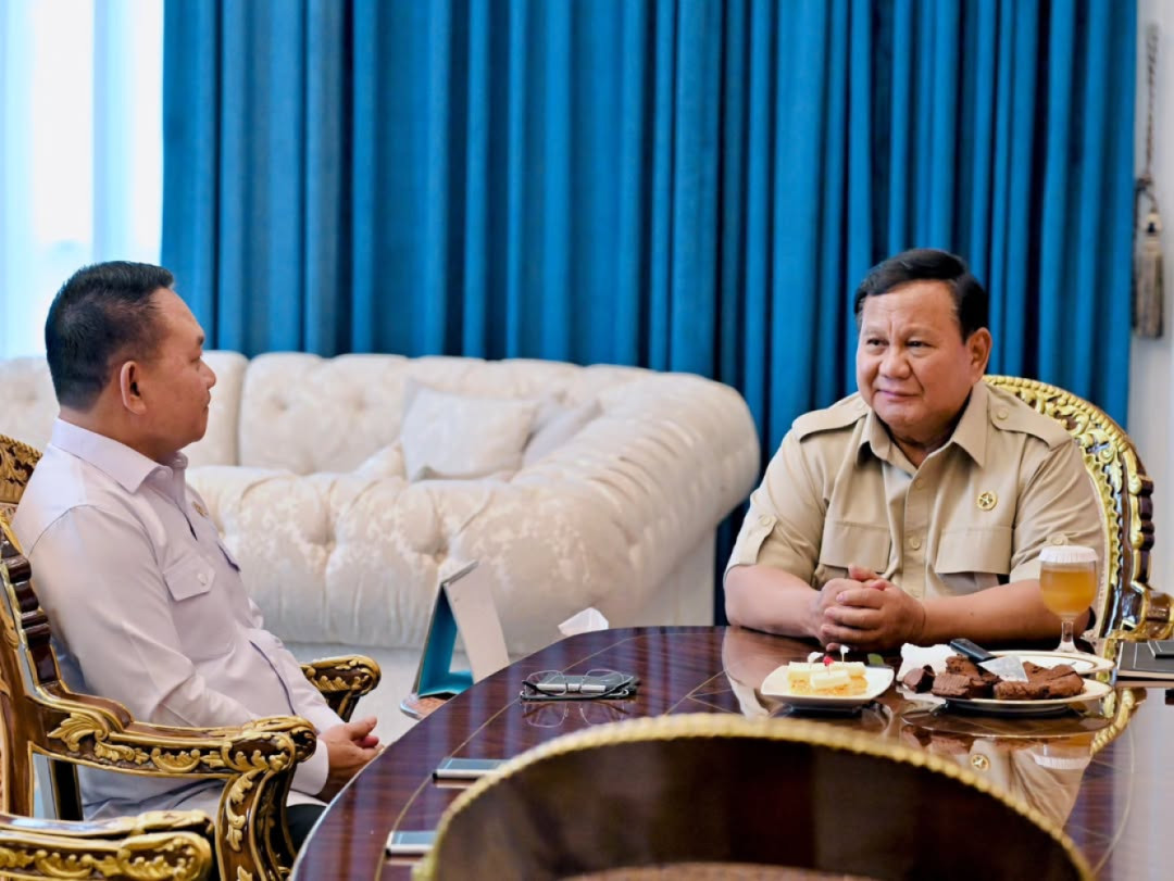 Presiden Prabowo dan Dudung Bahas Geopolitik Global