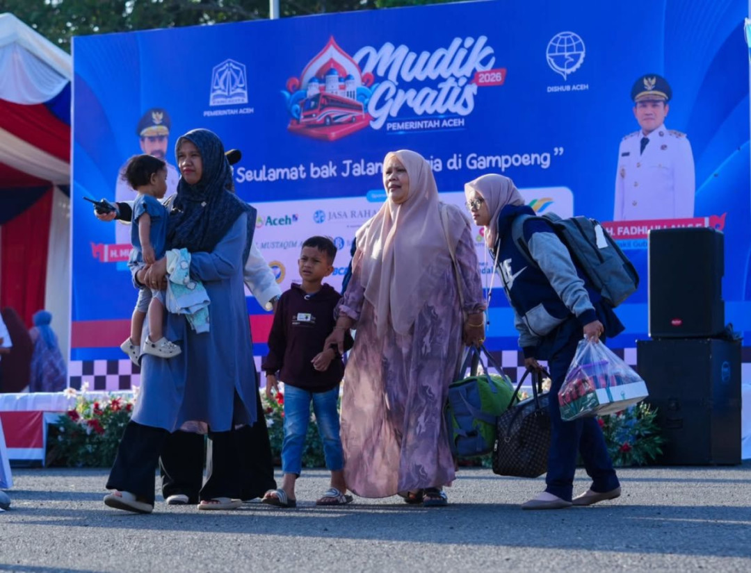 2.070 Warga Aceh Ikuti Program Mudik Gratis Pemerintah Daerah
