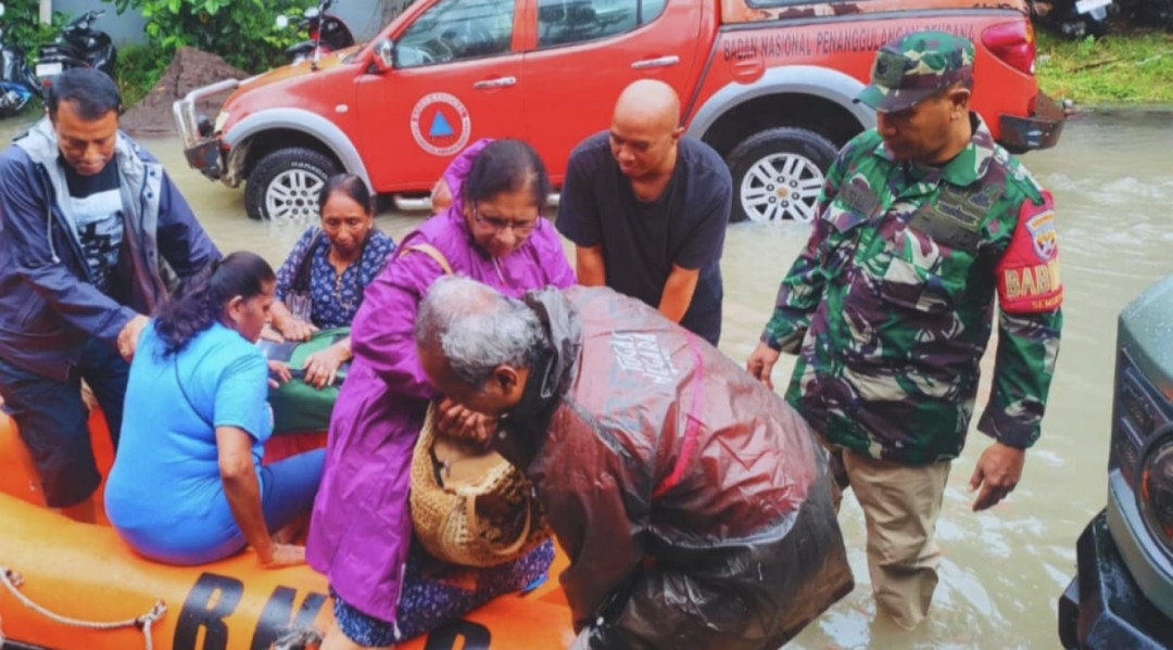 Banjir Landa Bali, Satu WNA Meninggal dan 165 Warga Dievakuasi