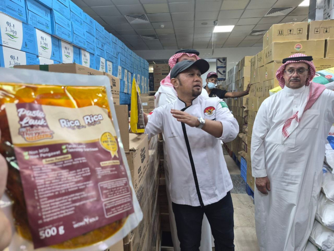 Layanan Konsumsi Jemaah Haji Indonesia di Madinah Disiapkan 23 Dapur Katering