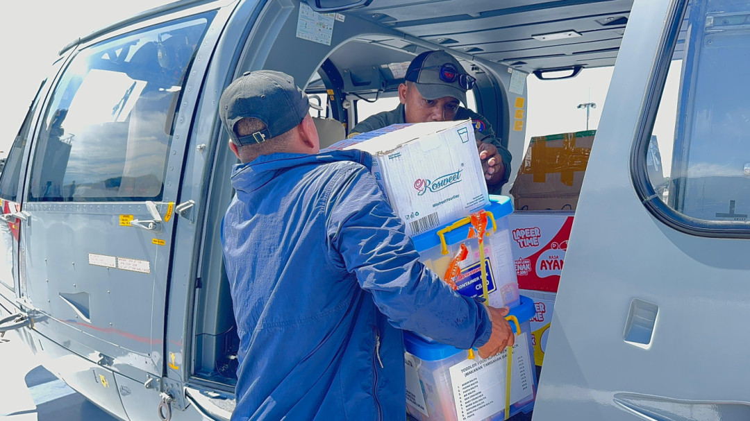 Panther TNI AL Terjang Wilayah Terisolir Sumut