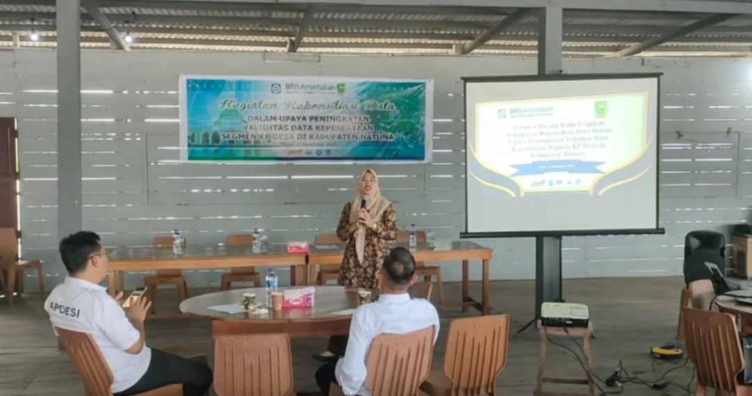 BPJS Kesehatan Natuna Lakukan Pencocokan Data Peserta JKN Perangkat Desa