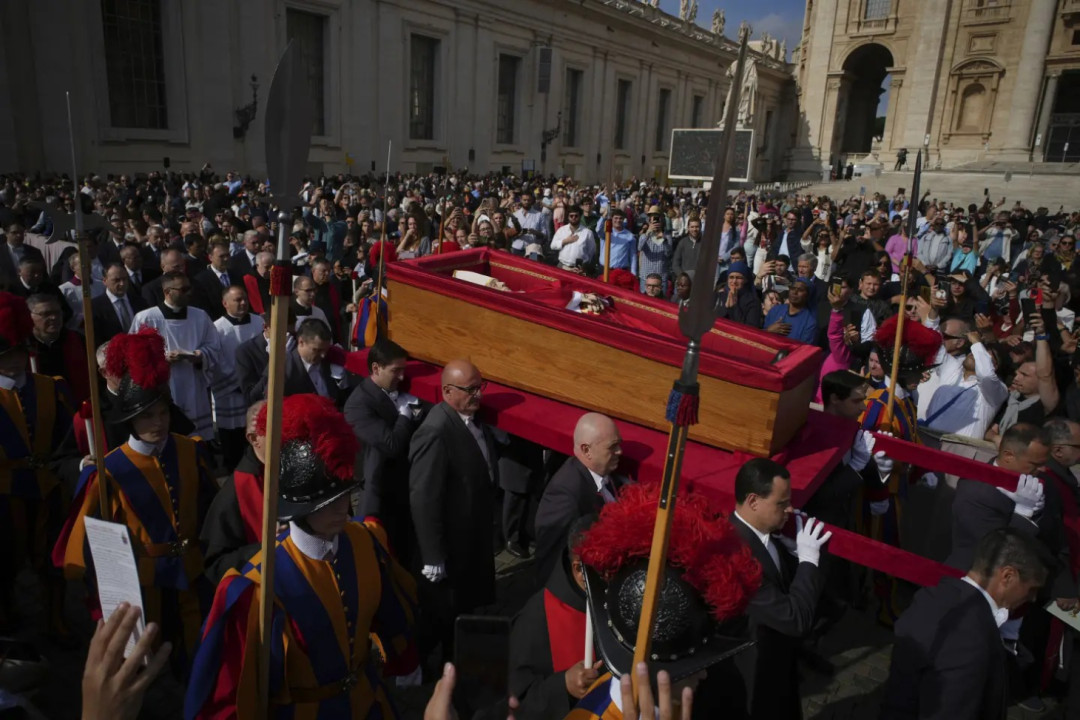Penjagaan Super Ketat Jelang Pemakaman Paus Fransiskus