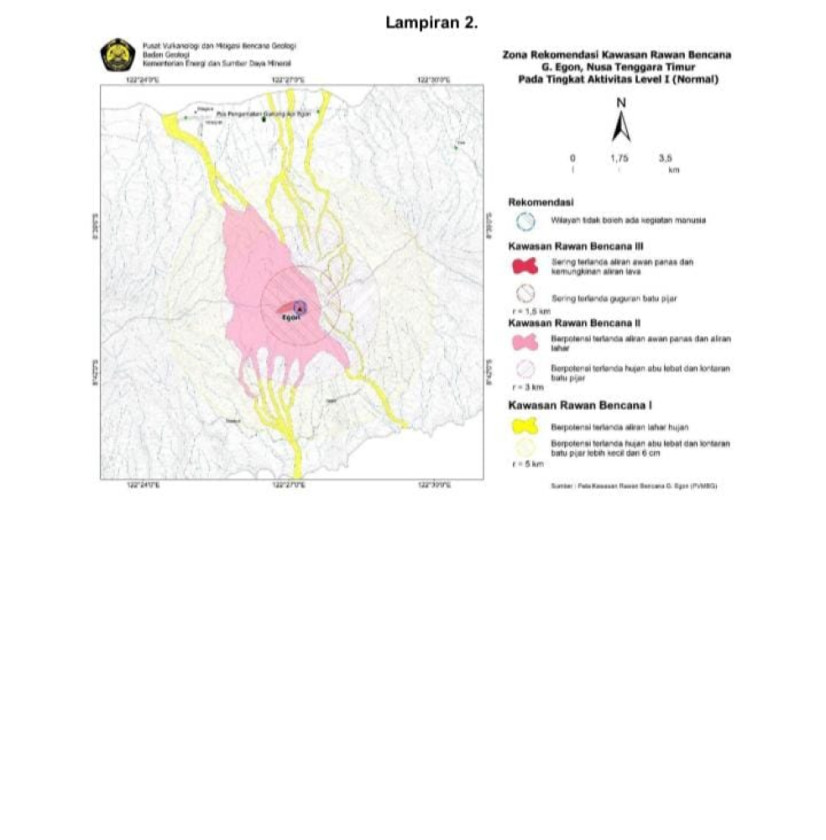Status Level I, Aktivitas Gempa Gunung Egon di Sikka Meningkat Signifikan