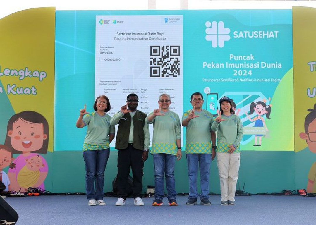 Kemenkes Luncurkan Sertifikat Imunisasi Digital di Pekan Imunisasi Dunia 2024